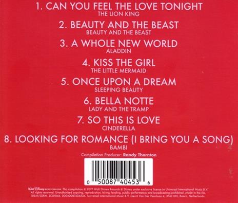 Absolute Disney. Love Songs - CD Audio - 2