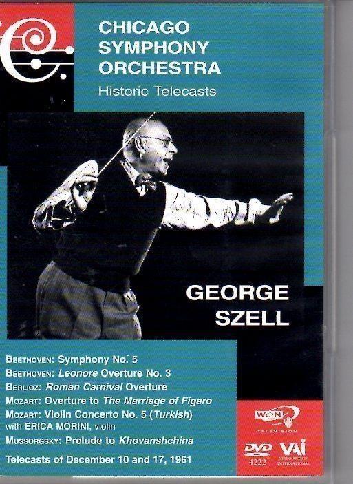 Sinfonia N. 5, Leonora 3, / Concerto Per Violino N. 5 / George Szell, Erica Morini - DVD - DVD di Ludwig van Beethoven,Wolfgang Amadeus Mozart