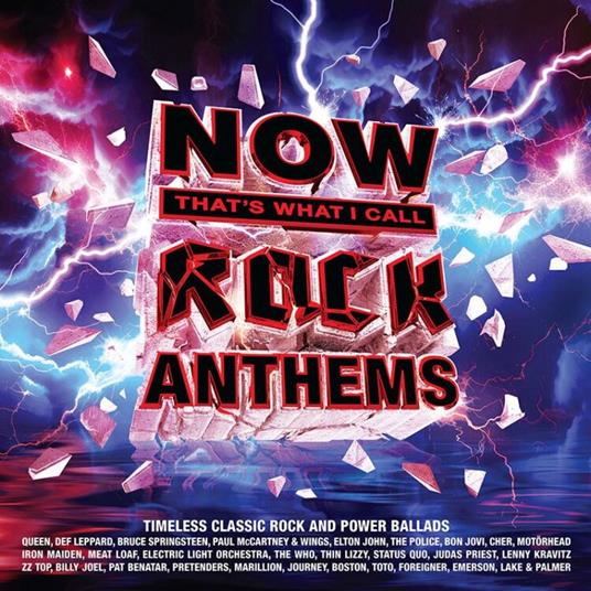 Now That's What I Call Rock Anthems - CD Audio