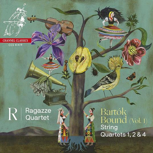 Bartok Bound Vol.1. String Quartets 1, 2 & 4 - CD Audio di Bela Bartok