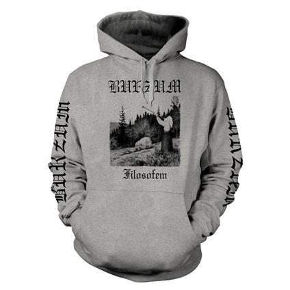 Felpa Con Cappuccio Unisex Tg. XL Burzum. Filosofem 3 2018