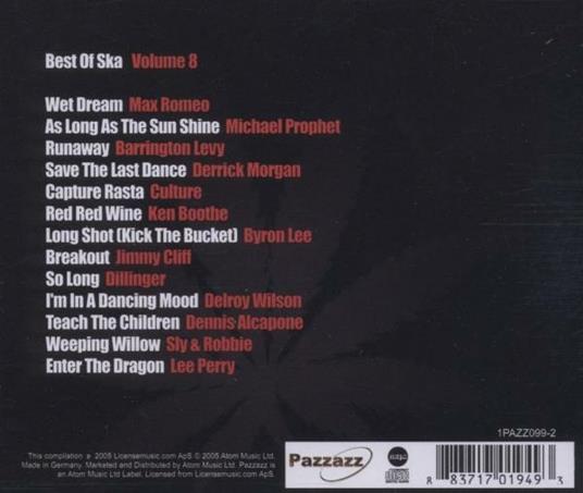 Best Of Ska Vol. 8 - CD Audio - 2