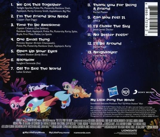 My Little Pony. The Movie (Colonna sonora) - CD Audio - 2