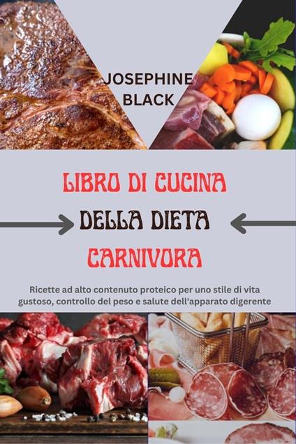 LIBRO DI CUCINA DELLA DIETA CARNIVORA - josephine EYIMOFE - ebook