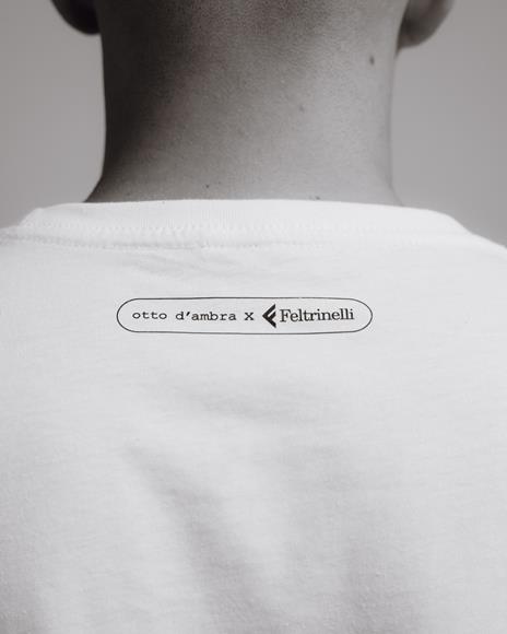 T-Shirt Otto d'Ambra x Feltrinelli -  Balena Dirigibile / Connection - tg. S - bianca - 6