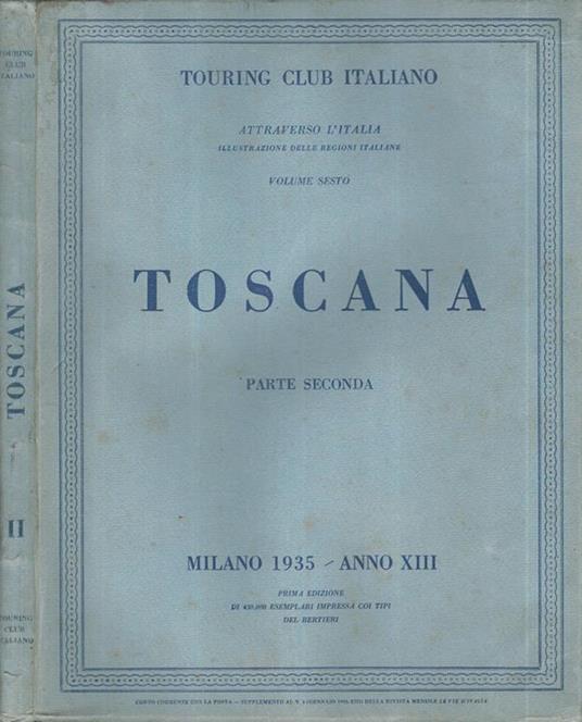 Toscana Parte Seconda - copertina