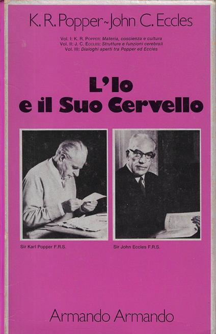 L' io e il suo cervello (3 volumi) - Karl R. Popper - copertina