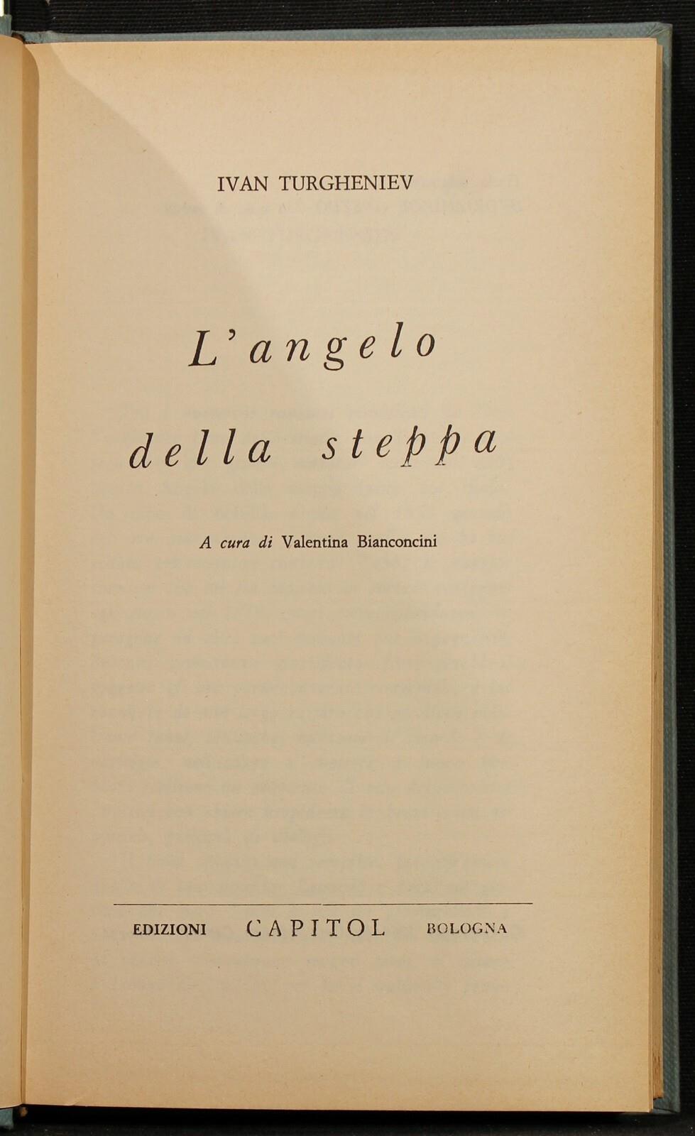 L' Angelo Della Steppa
