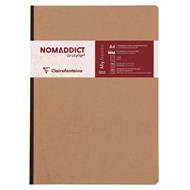 Age Bag. Quaderno brossurato A4 a righe Cognac