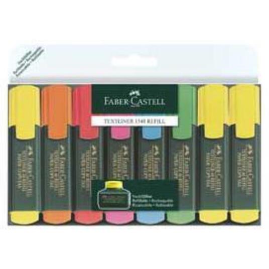 Bustina 6+2 evidenziatori Textliner 48 refill