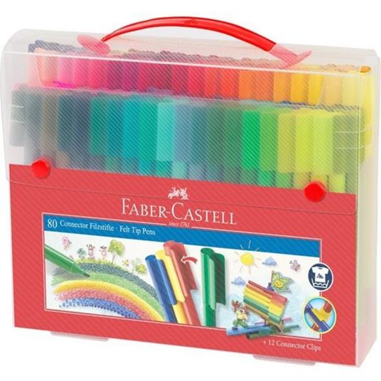 Gift Set con 80 pennarelli Connector Pen + 12 Connector Clips