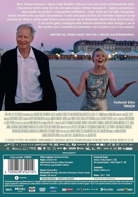 Sentimental Value (DVD) di Joachim Trier - DVD - 2