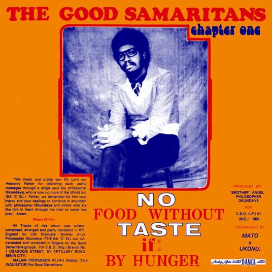 No Food Without Taste If By Hunger - Vinile LP di Good Samaritans
