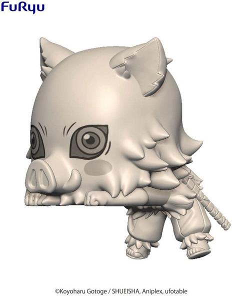 Demon Slayer: Kimetsu No Yaiba Hikkake Pvc Statua Hashibira Inosuke C 10 Cm Furyu - 3
