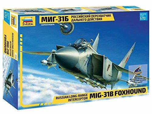 Aereo MIG-31B. Zvezda RE-RELEASE 1/72 (ZS7244