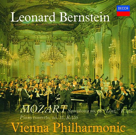 Piano Concerto No.15 Symphony, No.36 'Linz' - CD Audio di Leonard Bernstein,Wolfgang Amadeus Mozart