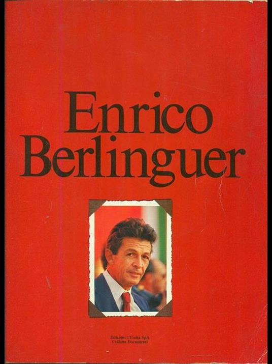 Enrico Berlinguer - Enrico Berlinguer - copertina