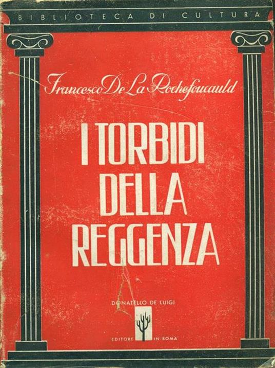 I torbidi della reggenza - copertina