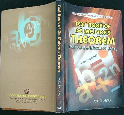 Text Book of De Moivre's Theorem - A.K. Sharma - copertina