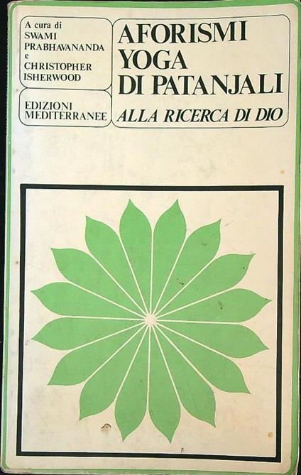 Aforismi yoga di Patanjali - copertina