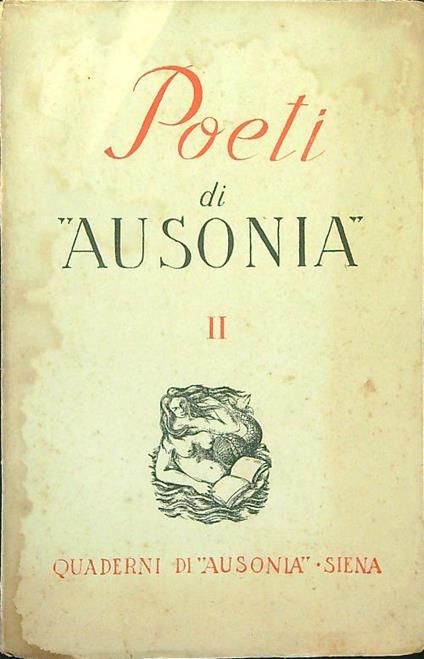 Poeti di Ausonia II - Luigi Fiorentino - copertina