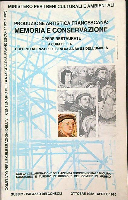 Produzione Artistica Francescana: Memoria e Conservazione Vol 2 - copertina