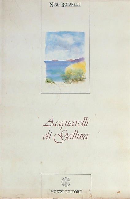 Acquarelli di Gallura - Nino Botarelli - copertina