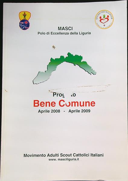 Progetto Bene Comune Aprile 2008-Aprile 2009 - copertina