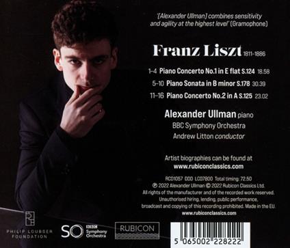 Piano Concertos Nos. 1 & 2 - Piano Sonata - CD Audio di Franz Liszt