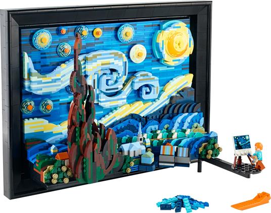 LEGO Ideas (21333). Vincent van Gogh - Notte stellata. Esclusiva - 3
