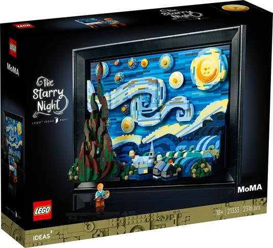 LEGO Ideas (21333). Vincent van Gogh - Notte stellata. Esclusiva - 10