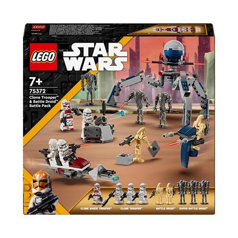 LEGO Star Wars (75372). Battle Pack Clone Trooper e Battle Droid