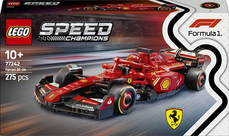 LEGO Speed Champions (77242). Auto da corsa F1 Ferrari SF-24