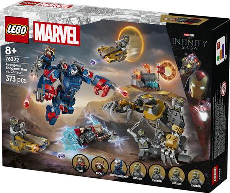 LEGO Marvel (76322). Avengers: Endgame Thor Contro Chitauri - 8