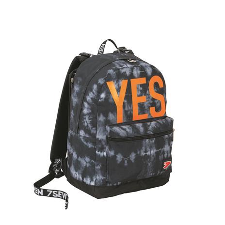 Zaino scuola reversibile Seven The Double Tye and Dye Boy Steel Gray. Grigio. Con cuffie wireless - 3