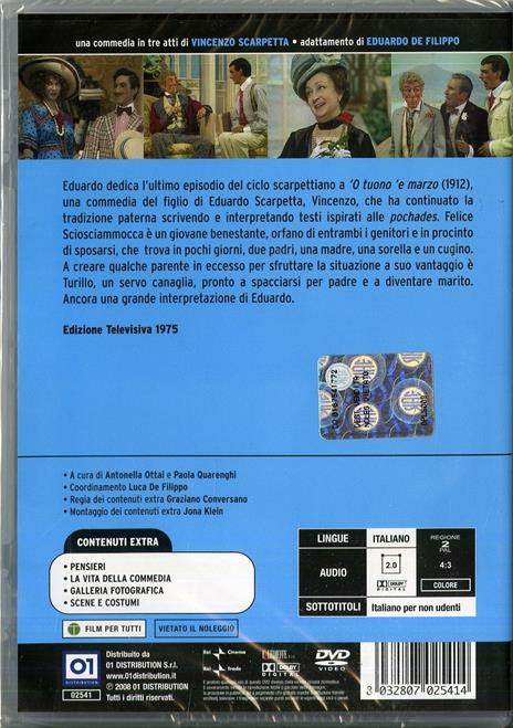 'O tuono 'e marzo<span>.</span> Collector's Edition di Eduardo De Filippo - DVD - 2
