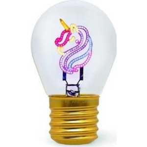 Idee regalo Lampada Decorativa da Tavolo a Forma di Lampadina - Unicorno Legami