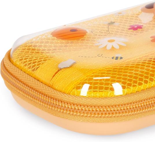 Legami - Astuccio Wonderwow, Tema Teddy Bear, 2 Scomparti e Portapenne interno, Scomparto interno con Tessuto a Rete - 6