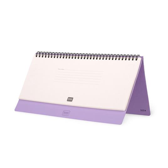 Desk Planner Legami 2024, 13 mesi, colors - LAVENDER - 4