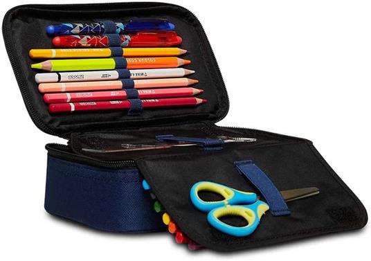 Astuccio rettangolare con zip Quick Case Seven Freethink Unisex - Blu 23,5 x 11 x 6 cm - 2