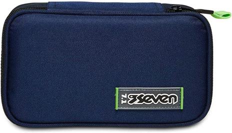 Astuccio rettangolare con zip Quick Case Seven Freethink Unisex - Blu 23,5 x 11 x 6 cm - 6