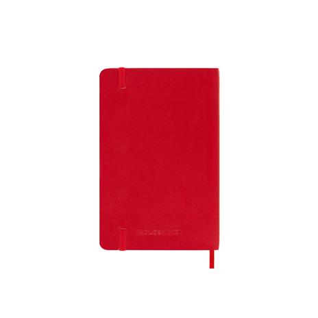 Agenda settimanale con spazio per note 12 mesi, 2025 Moleskine, Pocket, Copertina morbida, Rosso scarlatto - 9 x 14 cm - 6