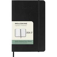 Agenda 2026-2027 Moleskine 18 mesi settimanale notebook pocket nera morbida