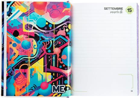Agenda 2026-2027 16 mesi Medium Hashtag Lilac Color Me - 4