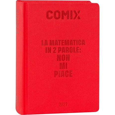 Agenda 2026-2027 Comix 16 mesi Standard Red