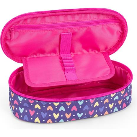 Astuccio ovale organizzato Comix Easy Graphic Heart - 3
