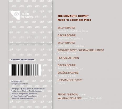 Romantic Cornet - CD Audio di Frank - Vaughan Schlepp Anepool - 2