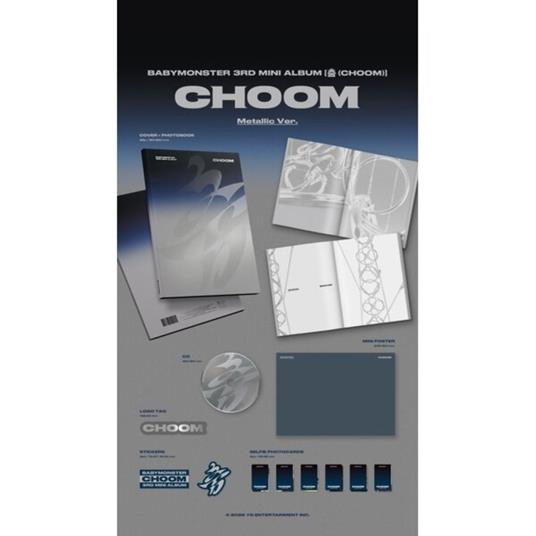 Choom (Photobook - Metallic Version) - CD Audio di Babymonster - 2