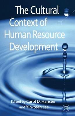The Cultural Context of Human Resource Development - cover