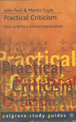 Practical Criticism - Martin Coyle,John Peck - cover